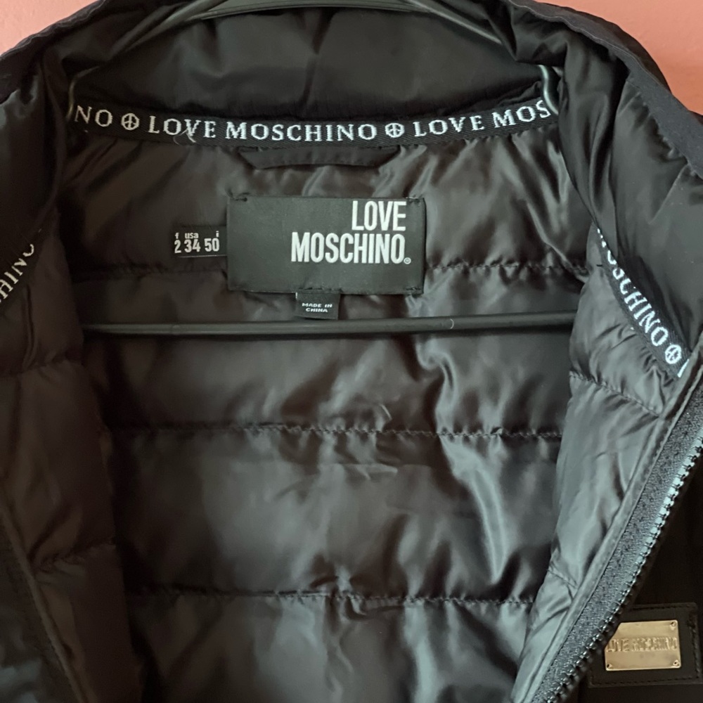 Love Moschino Mens Black Vest